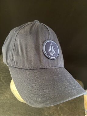 Volcom Navy Circle Logo Baseball Cap